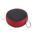 Pikkukuva 3 / 5: Langaton Bluetooth-kaiutin, pieni metallirunkoinen terästykki, langaton korttipaikka, ääni, metalliulkonäkö, kaksoisvärähtelevä kalvo, sileä muoto