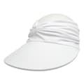 Kvinners Sport Sol Visor Hatter, Tom Baseball Sol Cap, Bred Bremskjerm Elastisk Kvinner Solhatter Med Uv-beskyttelse Flerfarget Valgfritt（Hvit）