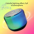 Miniatyrbild 4 av 5: Liten Bluetooth-högtalare Mini Bluetooth-högtalare, Trådlös Bluetooth-stereo, Subwoofer Stark ljudeffekt Flerfärgat ljus Liten stereo