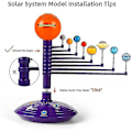 Miniatyrbild 4 av 4: Solsystem för barn, Talking Astronomy Solsystem Modell Kit, Planetarium Projektor Stem Leksaker Med 8 Planeter, Rymdleksaker För 3 4 5+ Års Gamla Pojkar