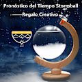 Miniatyrbild 3 av 5: Kristallväderprognosflaska Önskeboll Kreativ globformad glasflaska Storm Desktop Väderstation Väderprediktor Cisea