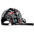 Miniatyrbild 3 av 5: Graffiti Hiphop Cap Hipster Baseball Cap Cool Style Baseball Cap Multi-color Optional（Vit）