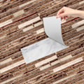 Miniatyrbilde 1 av 5: Imitert tregulvfliser, vanntett, sklisikker, slitesterk, DIY selvklebende gulvfliser, stue, soverom, dekorasjonsklistremerker