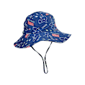 Pikkukuva 1 / 5: Dww-S-Shark Auringonhattu Säädettävä Leveälierinen Hattu Auringonsuoja UPF 50 Vauvalle Tytölle Pojalle Lapselle Taaperolle Unisex