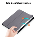 Miniatyrbillede 3 af 5: Premium Stand Auto Wake/Sleep Ultra Slim Smart Case Cover med til Xiaomi Pad 5 Pro（Style C Xiaomi Pad 5 Pro，Grå）