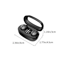 Miniatyrbild 5 av 5: Bluetooth 5.3 Sport High End Call Noise Reduction Intelligent Button Ultra Thin Sleep Invisible Wireless Earphones