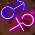 Miniatyrbillede 2 af 5: LED Neon Ny Skilt Display Kvinde Skilt Neon Lys Til Soveværelse Soveværelse Badeværelse Dekoration Neon Lys Til Feriefest Dekoration