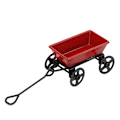 Miniatyrbild 1 av 5: 1:12 Simulering Dragande Vagn Modell Mini Dockhus Dekoration Trailer Barn Leksak Present