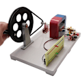 Miniatyrbillede 5 af 5: Hånd AC og DC krumtap generator model, demonstrationsmotor generator aktivitetsmodel, enhed eksperimentelt udstyr（Som vist）