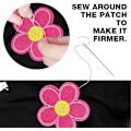 Miniatyrbillede 4 af 5: Dww-pakke med 26 broderede strygemærker (bogstaver), strygemærker, broderede badges, mærker til tøj, t-shirts, jeans, tasker,