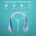 Miniatyrbillede 5 af 5: Bærbar nakkeventilator, håndfri bærbar ventilator, USB-ventilator mini USB-nakkebåndsventilator genopladelig