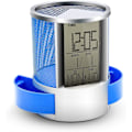Miniatyrbillede 1 af 5: Multifunktionel penneholder, LCD-skærm på skrivebordet, ur og netværk, penneholder, kalender