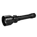 Miniatyrbillede 5 af 5: Langtrækkende infrarød 10W IR 850nm T50 LED jagtlys nattesyn lommelygte 18650（sort）