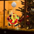 Miniatyrbilde 3 av 5: Santa Claus sugekopp LED-lys vindu sugekopp lampe fe lysstreng vindusdekorasjon hengende