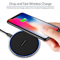 Miniatyrbillede 2 af 5: Trådløs oplader Qi trådløs oplader Qi 10w trådløs oplader Android Android trådløs oplader Iphone trådløs oplader Hurtig opladning Hurtig opladning