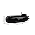 Pikkukuva 3 / 5: Uusi aurinkokäyttöinen Bluetooth-kaiutin taskulampulla, urheilun FM-radio, USB-innovatiivinen kaiutin, sopii ulkoiluun, kotitreeniin, urheiluun jne. (musta)