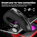 Pikkukuva 3 / 8: Bluetooth-kuulokkeet Hands-free Langaton Kuulokemikrofoni Melua Vaimentavat Kuulokkeet