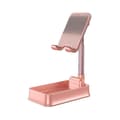 Teleskopisk Metal Mobiltelefon Stativ, Aluminiumlegering Skrivebordsstativ, Tablet Computer Universal Stativ