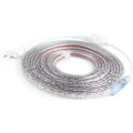Miniatyrbilde 4 av 5: 2024 LED-strips 5 meter lang 20W Fleksibilitet Kuttbar Vanntett LED-stripe Ambient Light Stripe EU-plugg 220V Hvitt lys