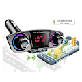 Pikkukuva 5 / 5: Kaksi USB-monitoiminen auton FM-lähetin MP3 Bluetooth-soitin Auton laturi Bluetooth Hands-free FM-lähetin