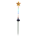 Miniatyrbillede 2 af 5: Solcellelamper Udendørs Have Stjerne Dekorative Lamper Udendørs Dekorative Lamper Jul Have Dekorative Lamper Stjerne Solcelle Stanglamper Til At Skabe En Følelse Af Atmosfære