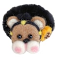 Miniatyrbilde 2 av 5: Elastiske plysjdyr Scrunchies Nydelig lodne hestehaleholder Frukthårstrikker（5）
