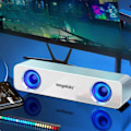 Miniatyrbilde 4 av 5: Surround Sound Bar Wired Computer Speakers Stereo Subwoofer Mini Speaker（Free Size，White）