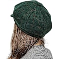 Miniatyrbild 4 av 6: Kvinnors Newsboy-Hattar Höst Ull Cabbie Beret Tweed Flickors Papperspojkehatt