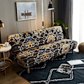 Miniatyrbillede 3 af 5: Sofaovertræk uden armlæn stræk 2 personers sofaovertræk foldbart