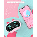 Miniatyrbild 3 av 5: JUSTUP Sömnträningsklocka Väckarklocka Trådlös Bluetooth-högtalare Väckarklocka Bärbar Söt Stereo för Barn Flickor Pojkar Sovrum --- Rosa D