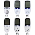 Miniatyrbillede 4 af 5: MSBD Digital LCD Energimåler Wattmeter Strømovervågningsenhed Elektricitet Kwh Strømmålingsanalysator - BR Stik Spændingstester og Detektor
