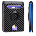 Miniatyrbillede 1 af 5: Herrepung, RFID-blokerende pung, pung til mænd, bifold-pung, flip-pung, pung til mænd, slank bifold-pung, superfin fiber PU syntetisk læder