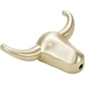 Miniatyrbillede 3 af 5: 2 stk. Taurus Metal Knager i Zink Legering