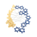 Miniatyrbilde 5 av 5: 2024 LED Hanukkah-lyssnor Hexagonal Star Fairy Light 3 meter 20 LED Dekorasjonslys