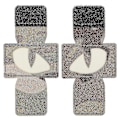 Miniatyrbilde 1 av 2: 2 stk. Refleks Kattøye Patch Tilpasset Ryggsekk Patch Ryggsekk Dekor789