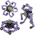 Miniatyrbild 3 av 5: Fidget Spinners 4-pack Deformationsleksaker Fidgets Spinner Spinners Fidgetleksak Barnens dag Födelsedagspresent Fidgets Leksak för barn Pojkar Flickor