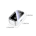 Miniatyrbild 3 av 5: Bluetooth 5.2 In Ear Intelligent Mirror Digital Display Intelligent Noise Reduction Med Ficklampa Trådlösa Öronproppar