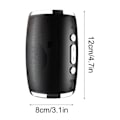 Miniatyrbild 3 av 4: Rea utförsäljning Ny utsökt cylindrisk bärbar bas Bluetooth-högtalare Färgglada lampor Cool presentljud