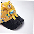 Pikkukuva 4 / 5: Dww-Lasten lippalakki Piirretty karhu baseball-lippalakki (keltainen, lippalakin ympärysmitta 48-54cm) Piirretty aurinkosuojalippalakki Lippalakki