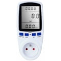 Miniatyrbilde 1 av 5: MSBD Digital LCD Energimåler Wattmeter Strømovervåkingsenhet Elektrisitet Kwh Strømmålingsanalysator