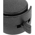 Miniatyrbillede 5 af 5: - Drejelige nylonhjul med bremse 40 mm M8 Pakke med 4 (sort)