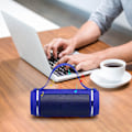 Pikkukuva 1 / 3: Langaton Bluetooth-kaiutin, kannettava kaiutin, stereo, ulkokaiutin Bluetooth 5.0:lla (sininen)