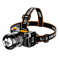 Miniatyrbillede 2 af 5: Pandelampe, Smart Sensor, Pandelampe, USB Genopladelig, LED Pandelampe, Super Lys, Pandelampe, Pandelampe, Campinglys, Lommelygte A
