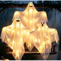 Halloween Spøgelsesdekoration Sæt med 3, til Halloween-begivenheder, til indendørs og udendørs Halloween