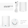 Miniatyrbild 5 av 5: Uppladdningsbar smart led touch control nattlampa induktion dimmer intelligent sänglampa bärbar lampa dimbar rgb färgbyte