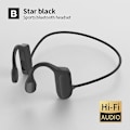Pikkukuva 1 / 5: Kivuton avoimen korvan langattomat Bluetooth 5.6 -kuulokkeet, vedenpitävät urheilukuulokkeet, stereokuulokkeet, handsfree-Bluetooth-kuulokkeet mikrofonilla juoksuun