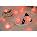 Miniatyrbild 5 av 5: Batteridriven LED-ljusslinga med rosa blommönster, diameter 6 cm, PE (polyeten), rosa, 2 meter 20 LED