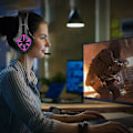 Miniatyrbilde 2 av 5: Profesjonelt over-ear støydempende gaming headset med mikrofon LED-belysning og stereokanaler for PS4 PS5 PC Xbox One Switch