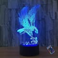 Deception Of Acsergery Optical 3d Eagle Luminous 16-farge Annen Fjernkontroll Usb Strøm