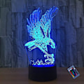 Miniatyrbilde 1 av 5: Deception Of Acsergery Optical 3d Eagle Luminous 16-color Other Remote Control Usb Current
